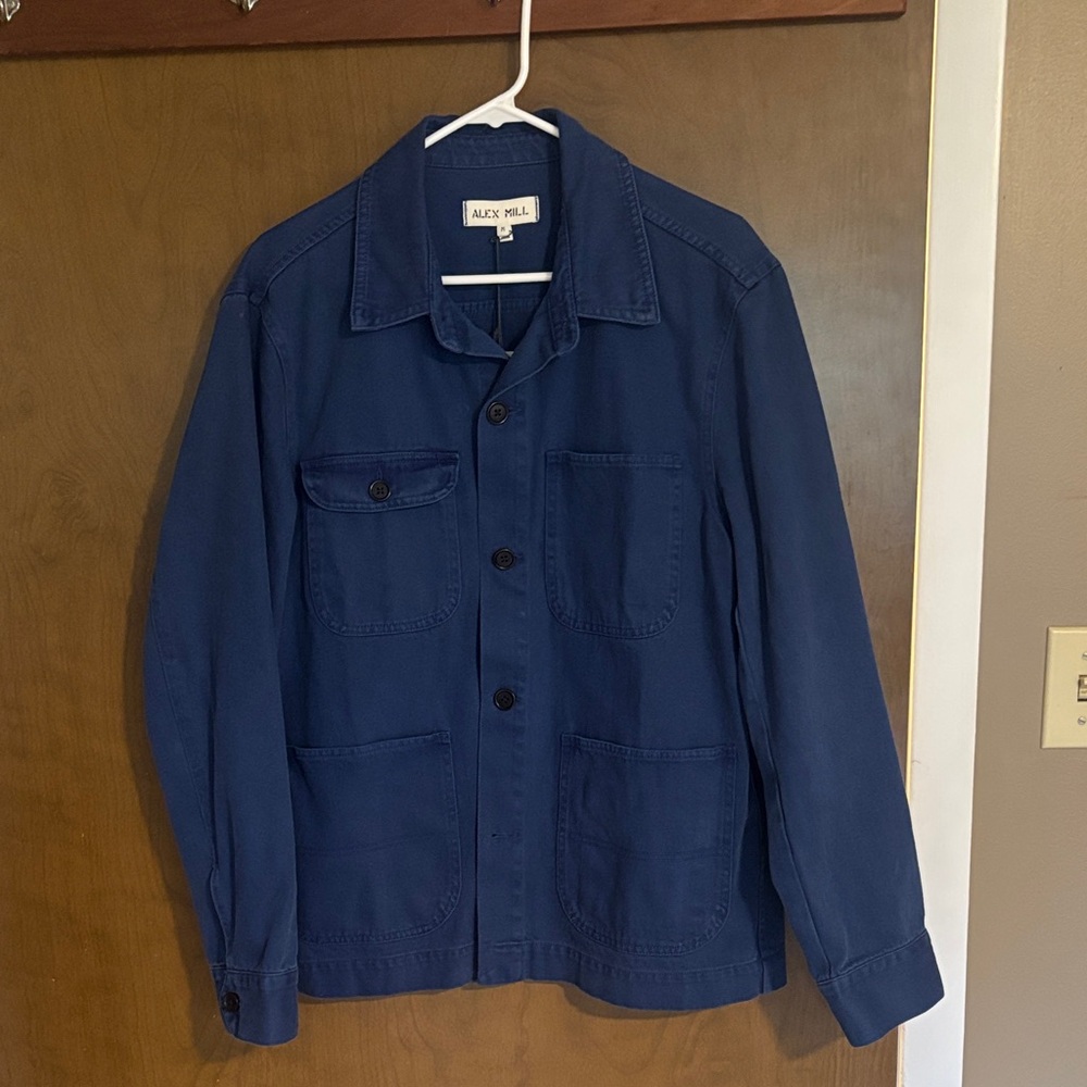Alex Mill Navy Cotton Chore Jacket